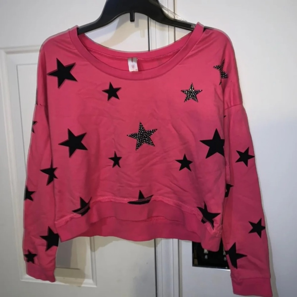 COPY - 4/$20🌺 pink/black star shirt